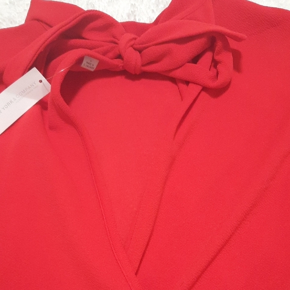 Sweet Pea Vibrant Red Muscle Tee - Picture 7 of 8